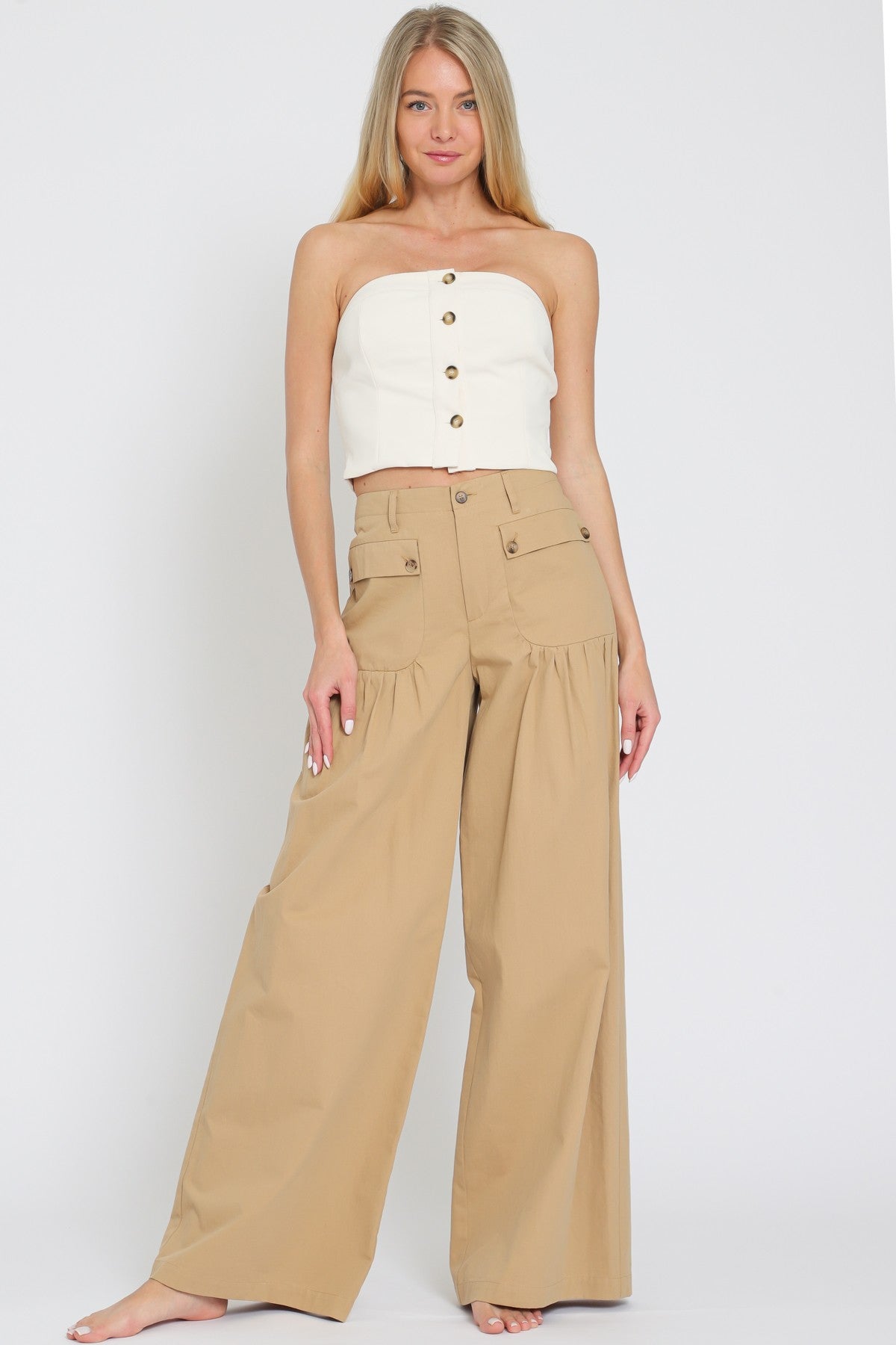 KARA PANTS ( CAMEL )