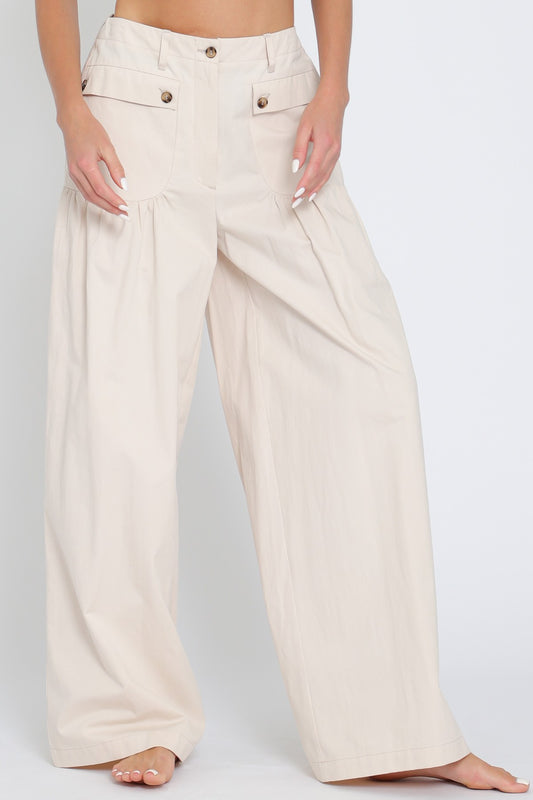 KARA PANTS ( IVORY )