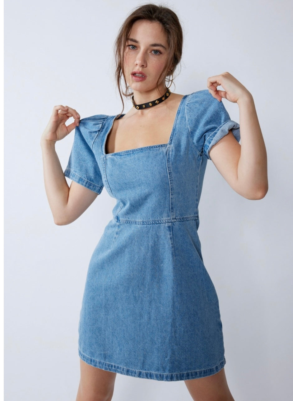 ZOE DENIM DRESS