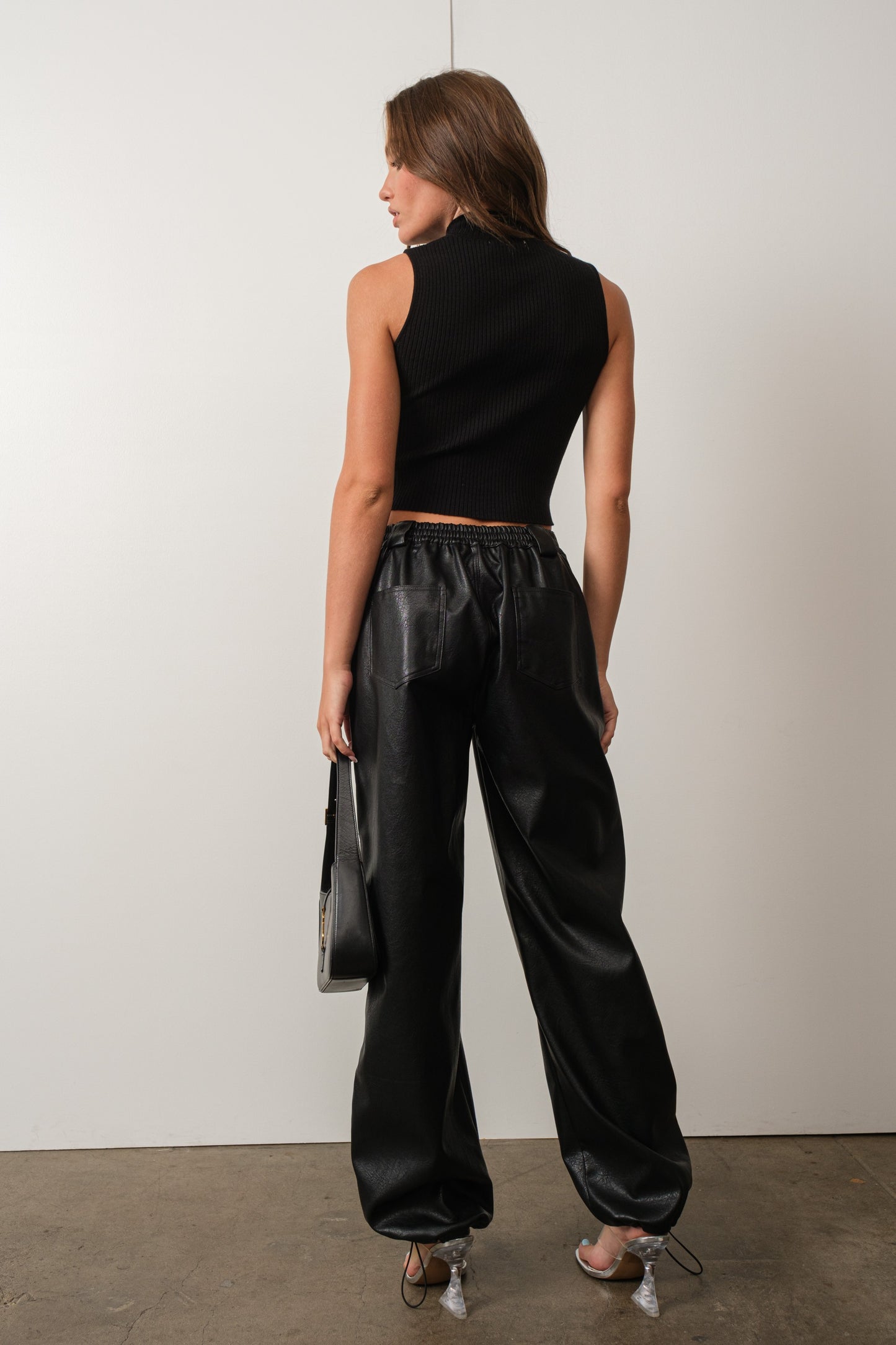 NOVA LEATHER CARGO PANT