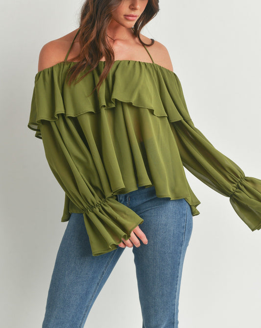 ESME OFF SHOULDER BLOUSE